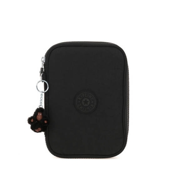 Kipling 100 Pens Case Pouches Black | AU1467BIC