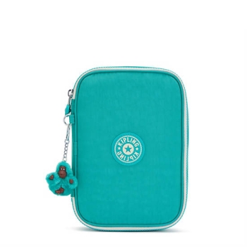 Kipling 100 Pens Fashion Pencil Case Turquoise | AU8570KZT