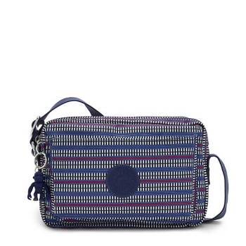 Kipling Abanu Medium Printed Crossbody Bags Blue | AU4216DMA