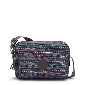 Kipling Abanu Medium Printed Crossbody Bags Navy | AU4370RZB