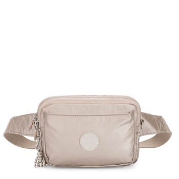 Kipling Abanu Multi Metallic Convertible Crossbody Bags Taupe | AU5723KNY