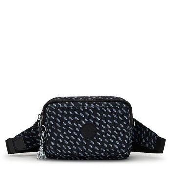 Kipling Abanu Multi Printed Convertible Crossbody Bags Black | AU6824LXE