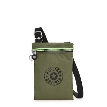 Kipling Afia Lite Mini Crossbody Bags Olive | AU4986TSP