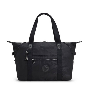 Kipling Art Medium Fashion Tote Bags Black | AU2635NKI