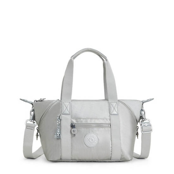 Kipling Art Mini Metallic Shoulder Bags Silver | AU6195SQJ