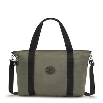 Kipling Asseni Tote Bags Green | AU3081NMX