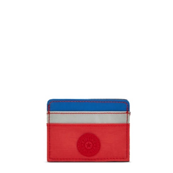 Kipling Cardy Card Holder Pouches Blue Red | AU2796XJV