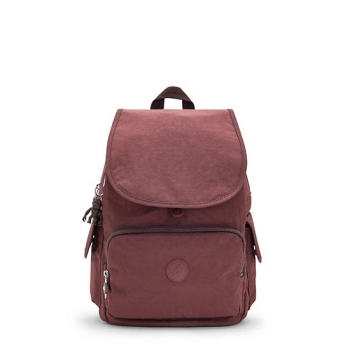 Kipling City Pack Backpacks Burgundy | AU8637DAM