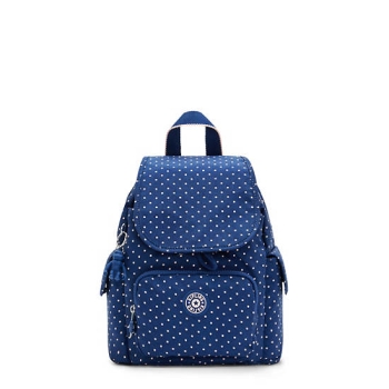 Kipling City Pack Mini Printed Backpacks Blue | AU1879RCM