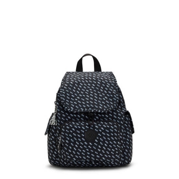 Kipling City Pack Mini Printed Backpacks Black | AU2830WOD