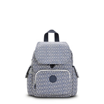 Kipling City Pack Mini Printed Backpacks White | AU3061YVO