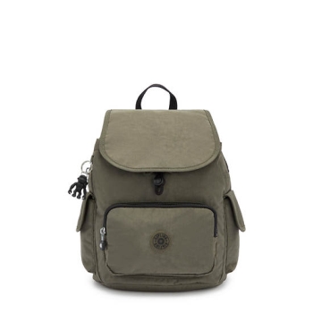 Kipling City Pack Small Backpacks Green | AU0536RIL