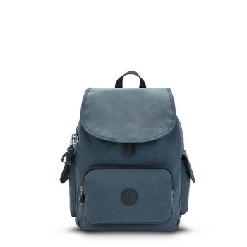 Kipling City Pack Small Backpacks Navy Grey | AU0796ANO