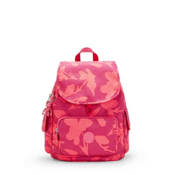 Kipling City Pack Small Printed Backpacks Pink | AU8641KUR