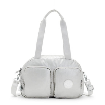 Kipling Cool Defea Metallic Shoulder Bags Silver | AU3048RDG