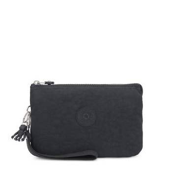 Kipling Creativity Extra Large Wristlet Pouches Navy | AU2695JQH