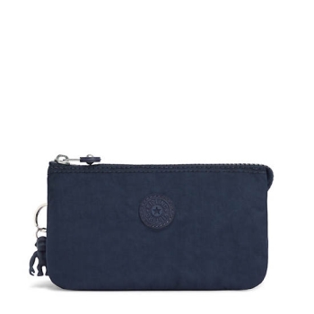 Kipling Creativity Large Pouches Blue | AU5498TNW