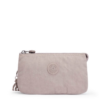 Kipling Creativity Large Pouches Grey | AU1735MCJ