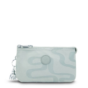 Kipling Creativity Large Printed Pouches Turquoise | AU5697MBZ