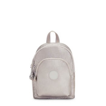 Kipling Curtis Compact Metallic Convertible Backpacks Beige | AU7346NMF