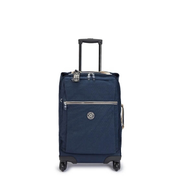 Kipling Darcey Small Printed Carry-On Rolling Suitcases Blue | AU4302XQE