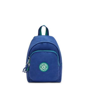 Kipling Delia Compact Convertible Backpacks Blue | AU9857NXA