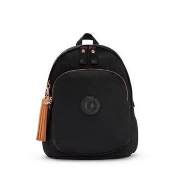 Kipling Delia Medium Backpacks Black | AU4756JMQ