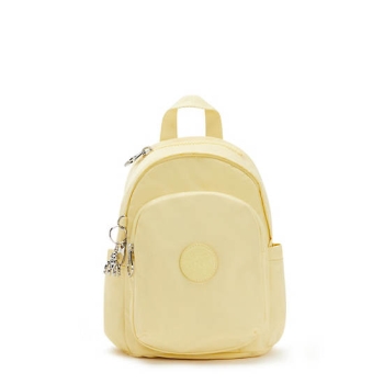 Kipling Delia Mini Backpacks Yellow | AU2105NYI