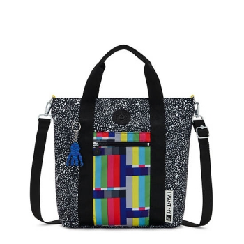 Kipling Done That MTV Tote Bags Black | AU7628NFQ