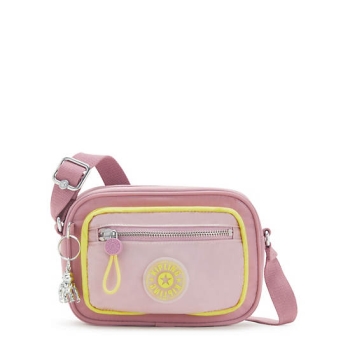 Kipling Enise Crossbody Bags Pink Yellow | AU6180GQR