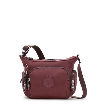 Kipling Gabbie Mini Crossbody Bags Burgundy | AU9785CEP