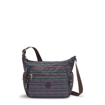 Kipling Gabbie Printed Crossbody Bags Taupe | AU5290KSO