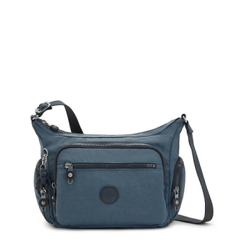 Kipling Gabbie Small Crossbody Bags Navy Grey | AU6802IUC