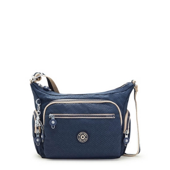 Kipling Gabbie Small Printed Crossbody Bags Blue | AU5812OPJ