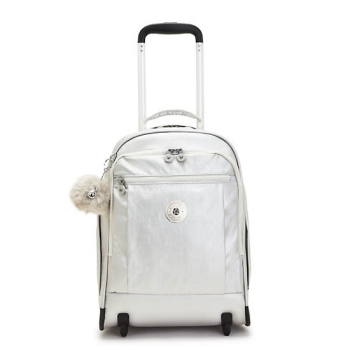 Kipling Gaze Large Metallic Rolling Backpacks Beige | AU8563GOS