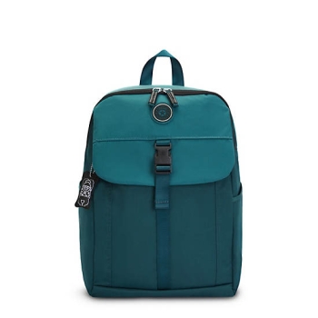 Kipling Genadi 16" Laptop Backpacks Turquoise | AU9850JRD