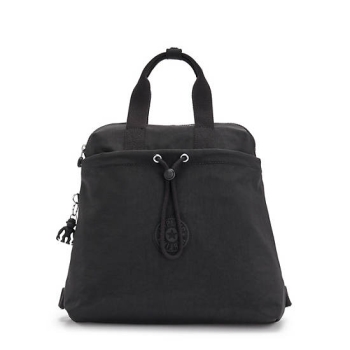 Kipling Goyo Medium Tote Backpacks Black | AU8160VMY