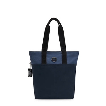 Kipling Hanifa 15" Tote Bags Blue | AU4623RCZ