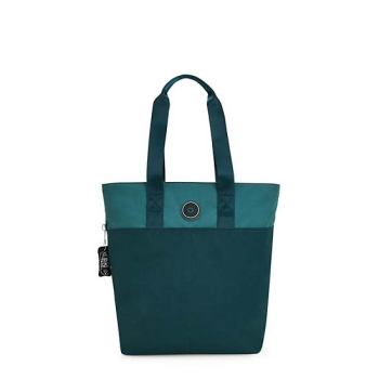 Kipling Hanifa 15" Tote Bags Turquoise | AU4732KCY