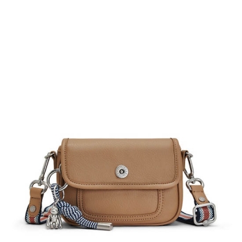 Kipling Inaki Small Crossbody Bags Brown | AU4231TAQ