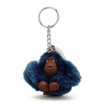 Kipling Mom And Baby Fashion Sven Monkey Keychains Blue | AU5609QAK