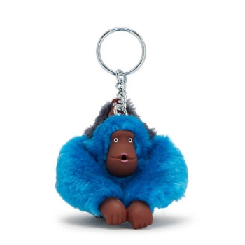 Kipling Mom And Baby Sven Monkey Keychains Navy | AU6029HRA