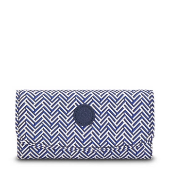 Kipling Money Land Printed Snap Wallet Handbags Grey | AU1735JWP