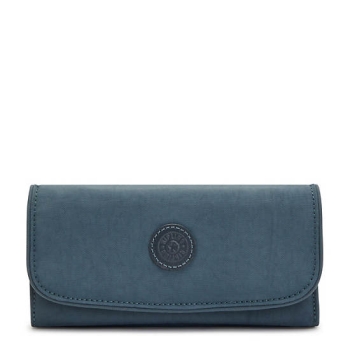 Kipling Money Land Snap Wallets Navy Grey | AU1408ZRC