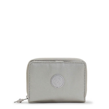 Kipling Money Love Metallic Small Wallets Silver | AU9083PXR