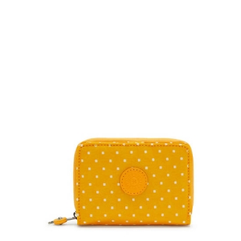 Kipling Money Love Printed Small Wallets Yellow | AU0368YWZ