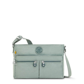 Kipling New Angie Crossbody Bags Olive | AU7590INF