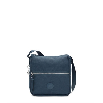 Kipling Oswin Shoulder Bag Pouches Navy Grey | AU5038POJ