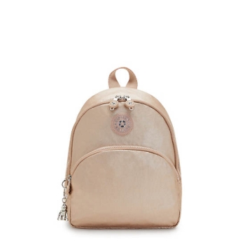 Kipling Paola Small Metallic Backpacks Gold | AU5816BLC