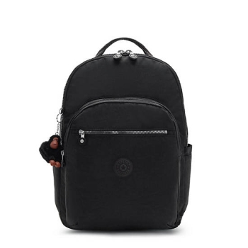 Kipling Seoul Extra Large 17" Laptop Backpacks Black | AU4037EGC